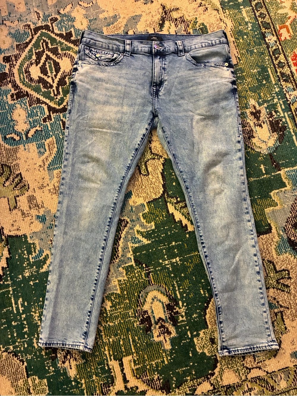 True Religion Rocco Light Blue Relaxed Skinny Jeans